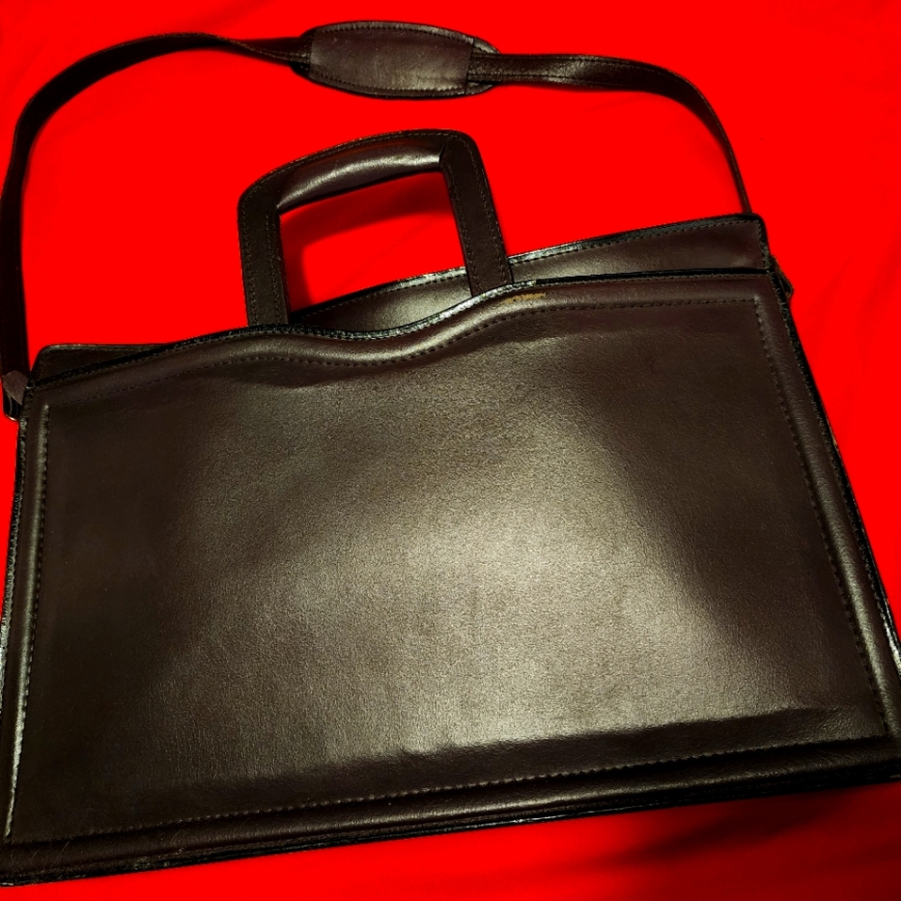 Brown brief case